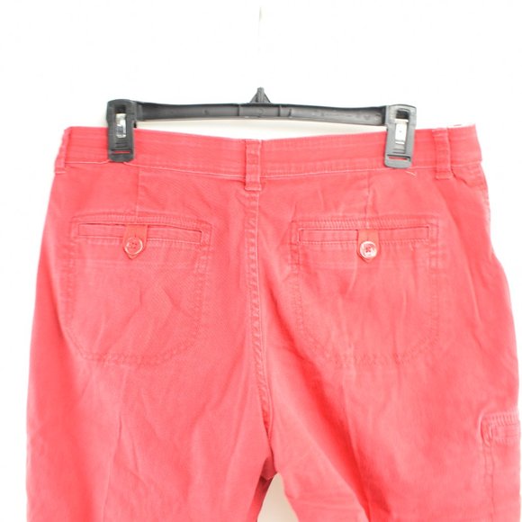 Lee Sinfully Soft Red Capris Size 12 - Picture 5 of 7